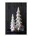 Sapin de Noël sur Socle Party 74cm Argent-4