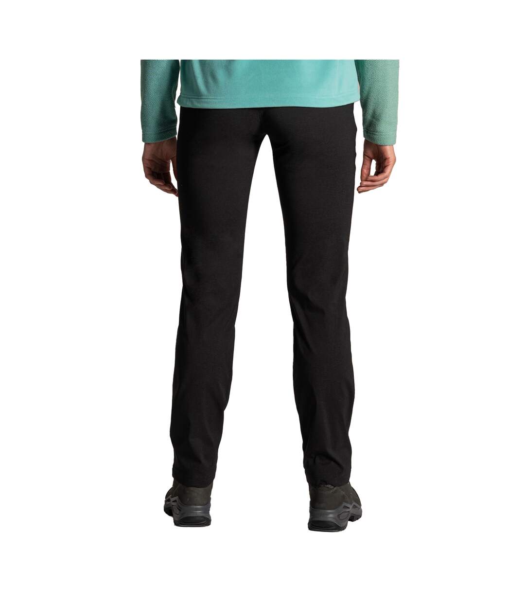 Pantalon Uni À Taille Mi-haute Kiwi Pro Femme Noir Craghoppers-3