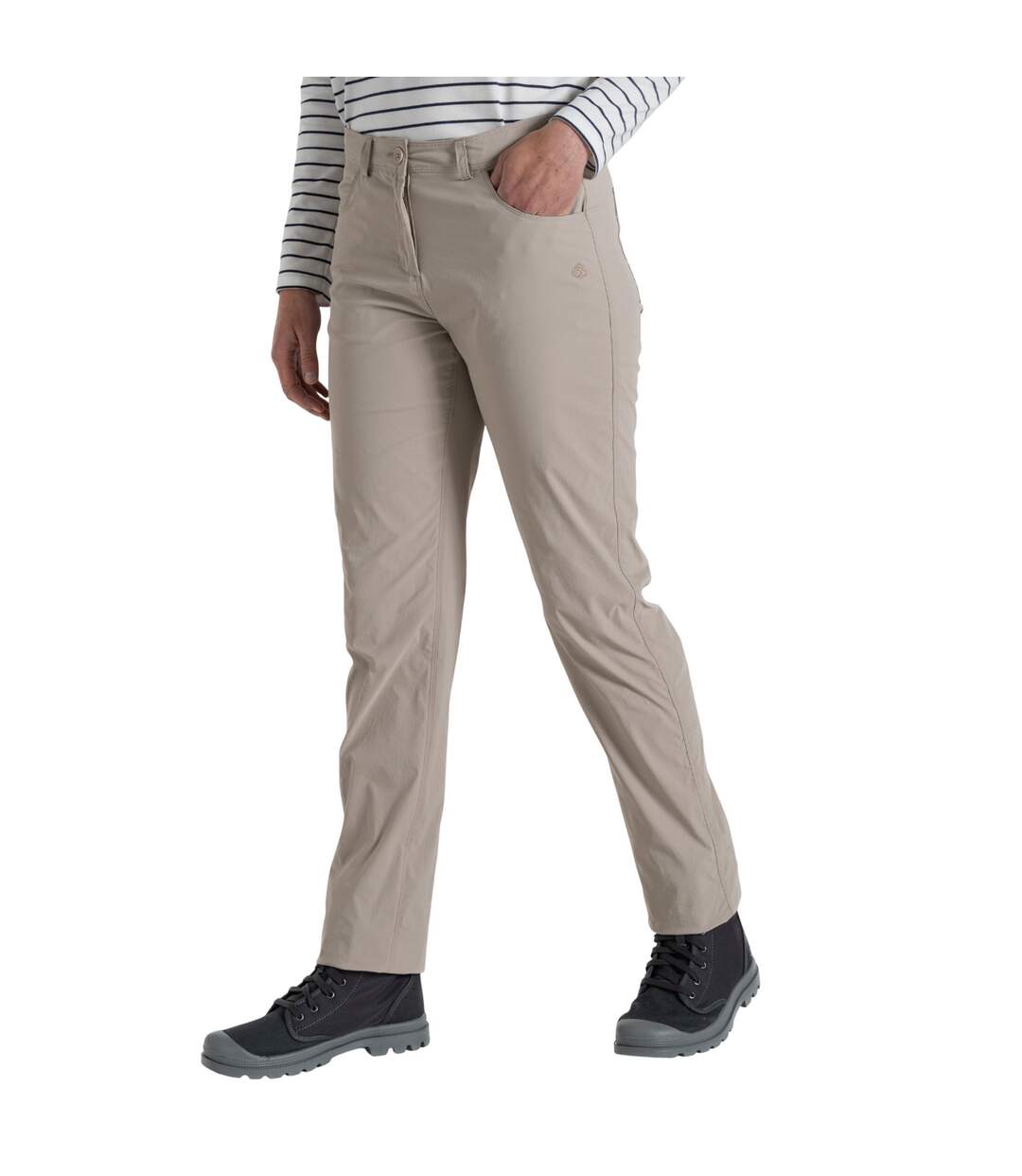 Womens/ladies Milla Nosilife Hiking Trousers Soft Mushroom Craghoppers-3
