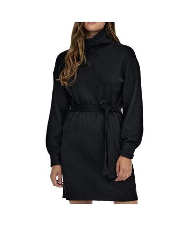 Robe Col Roulé Noir Femme JDY Roll Neck - L