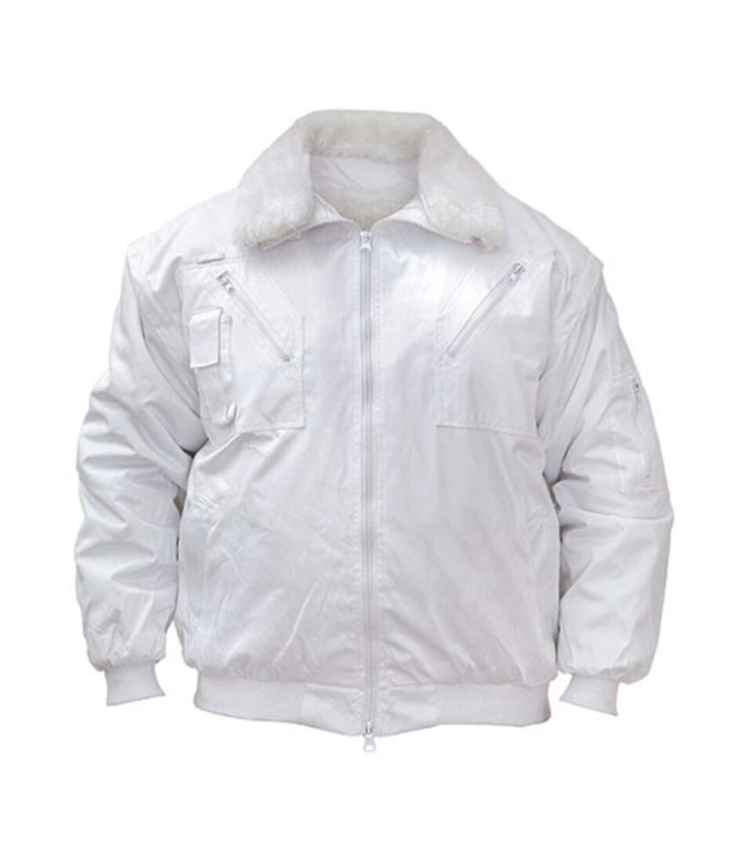 Blouson Pilote Oslo Homme Blanc Korntex-1
