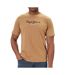 T-Shirt beige foncé homme pepe jeans eggo-1