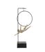 Gymnaste Cerceau sur Socle Gamma 55cm Beige & Noir-4