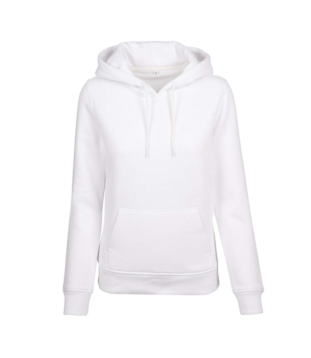 Sweat À Capuche Femme Blanc Build Your Brand-1
