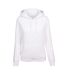 Sweat À Capuche Femme Blanc Build Your Brand-1