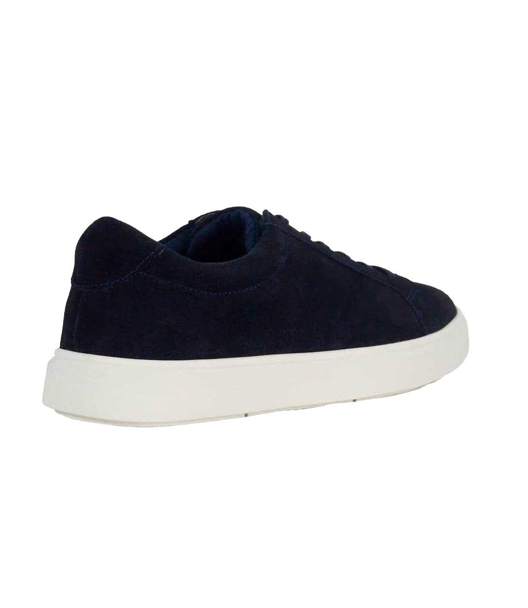 Mens Tais Suede Flat Shoes Navy Dune London-2