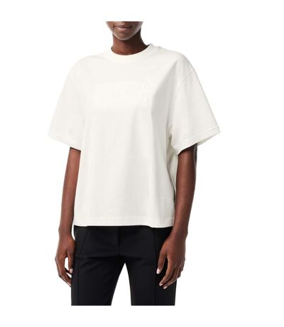 T-shirt Ample Femme Crème Lacoste