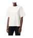 T-shirt ample femme crème Lacoste-4