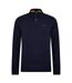 Polo Manches Longues Motif/style Logo Passerby Homme Bleu Marine Boss-2