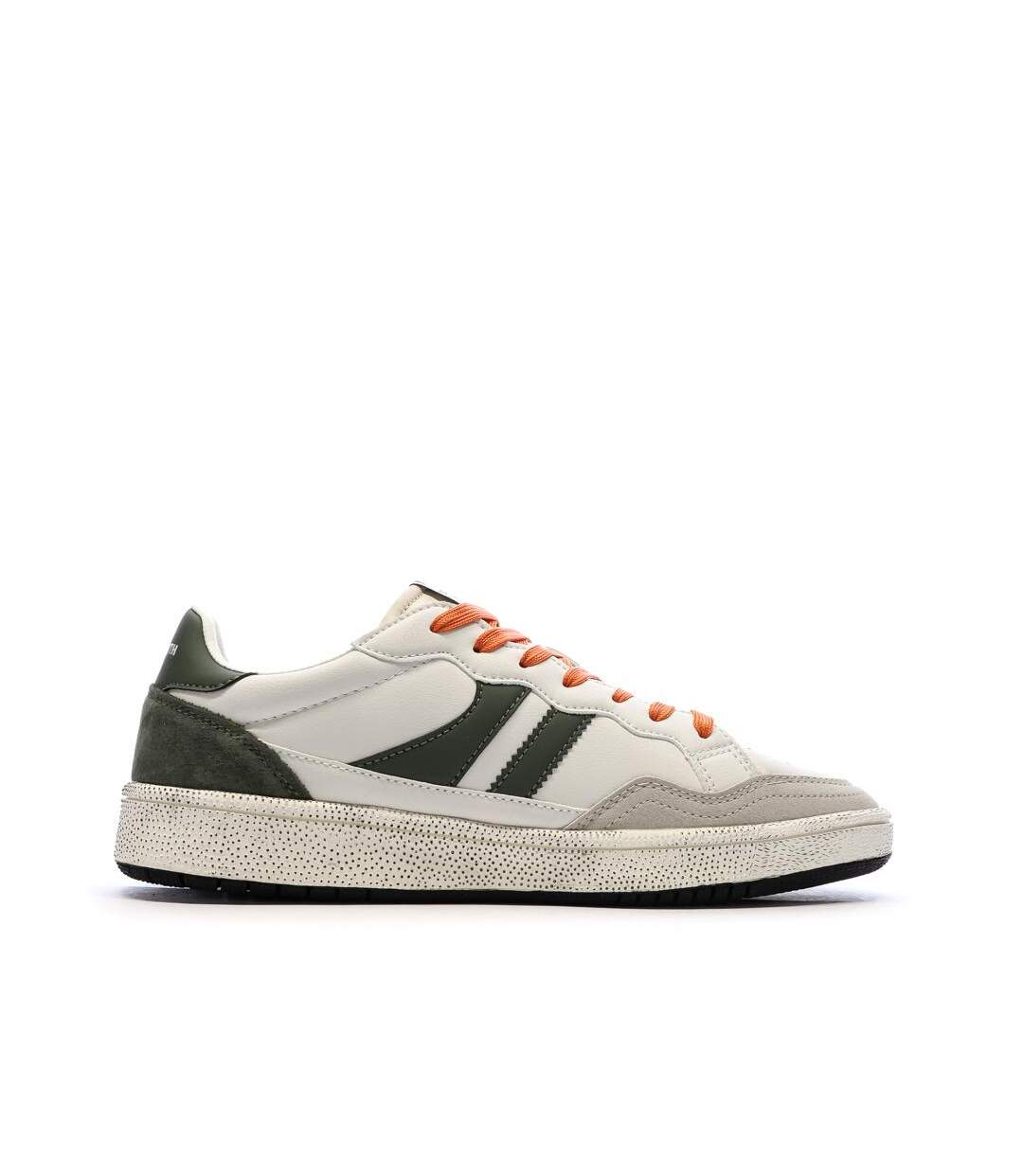 Baskets blanc/kaki homme teddy smith zapato-2