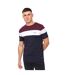 T-shirt Pattermay Homme Rhum Raisin Crosshatch-2