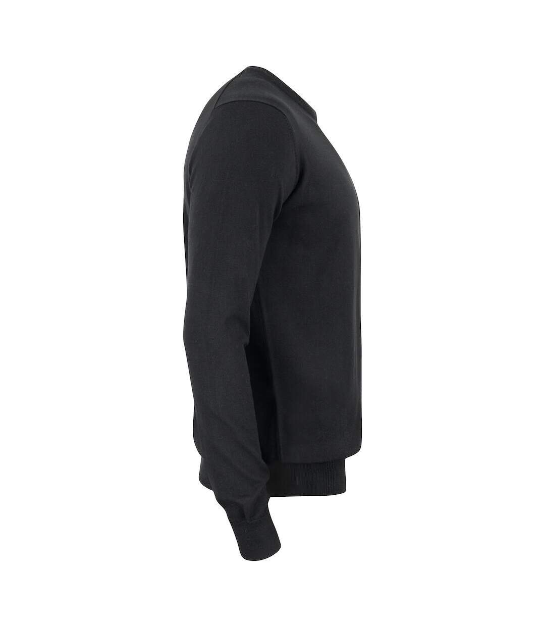 Mens Oakville Knitted Crew Neck Sweater Top Black Cutter & Buck-4