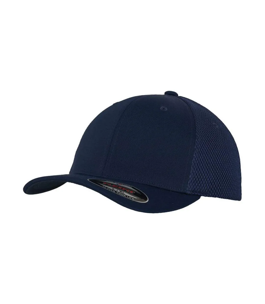 Casquette De Baseball Tactel Bleu Marine Flexfit-1