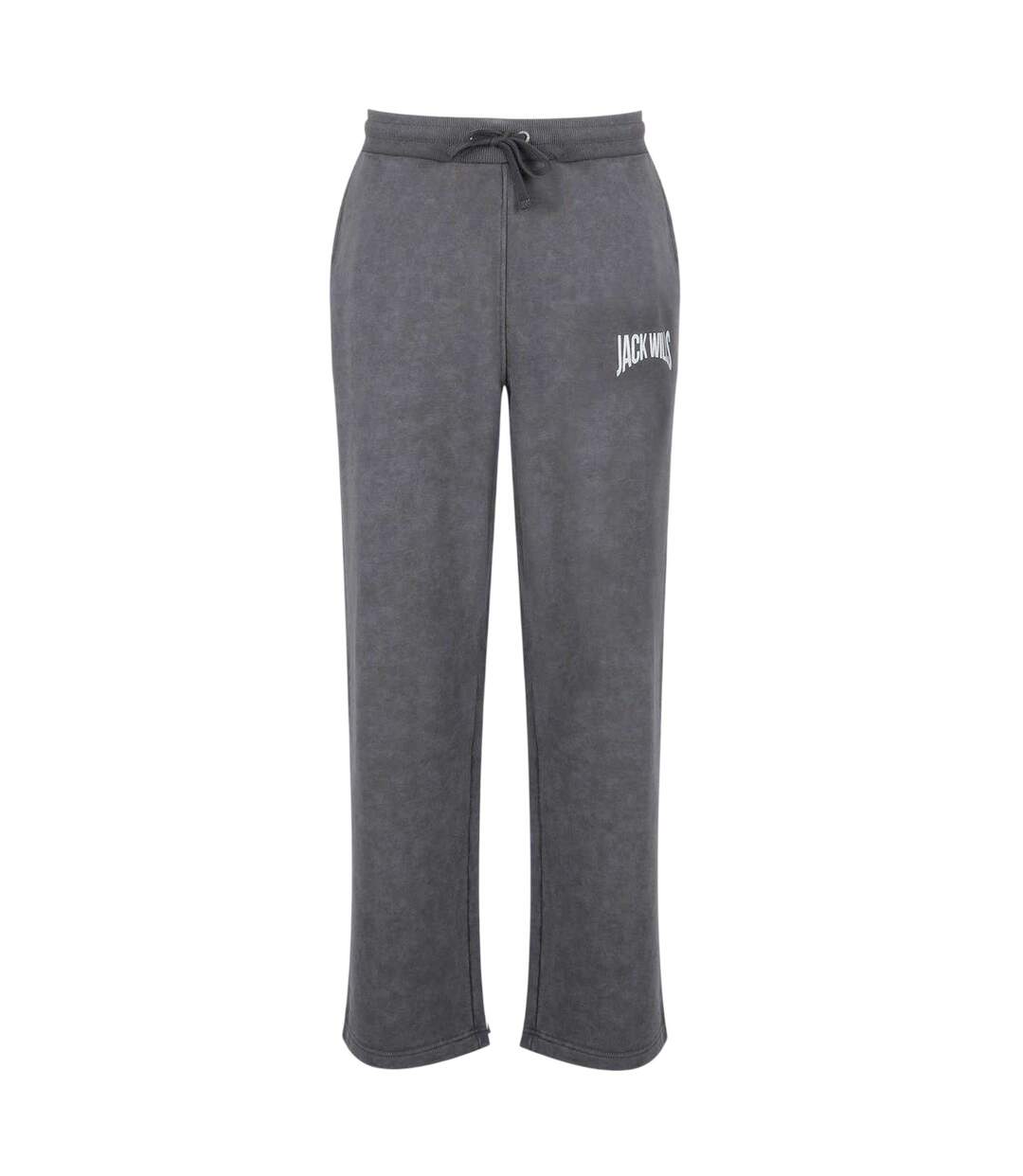Mens Fleece Logo Regular Joggers Forged Iron Jack Wills-1