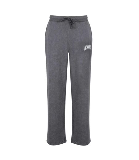 Mens Fleece Logo Regular Joggers Forged Iron Jack Wills