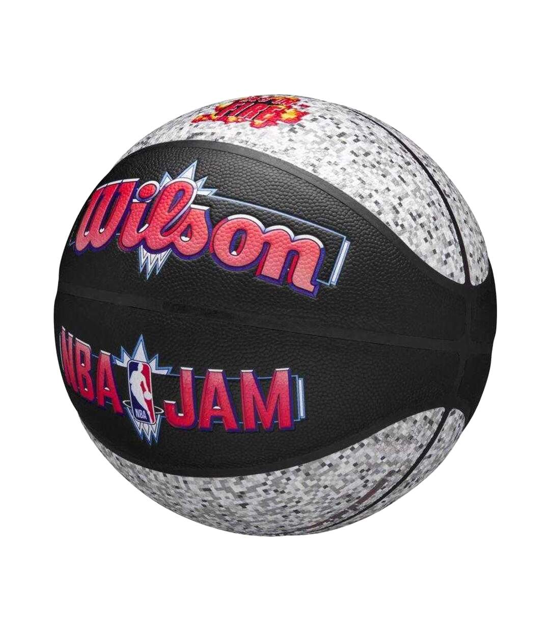Ballon De Basket Motif/style Nba Jam Taille 7 Noir Wilson-3
