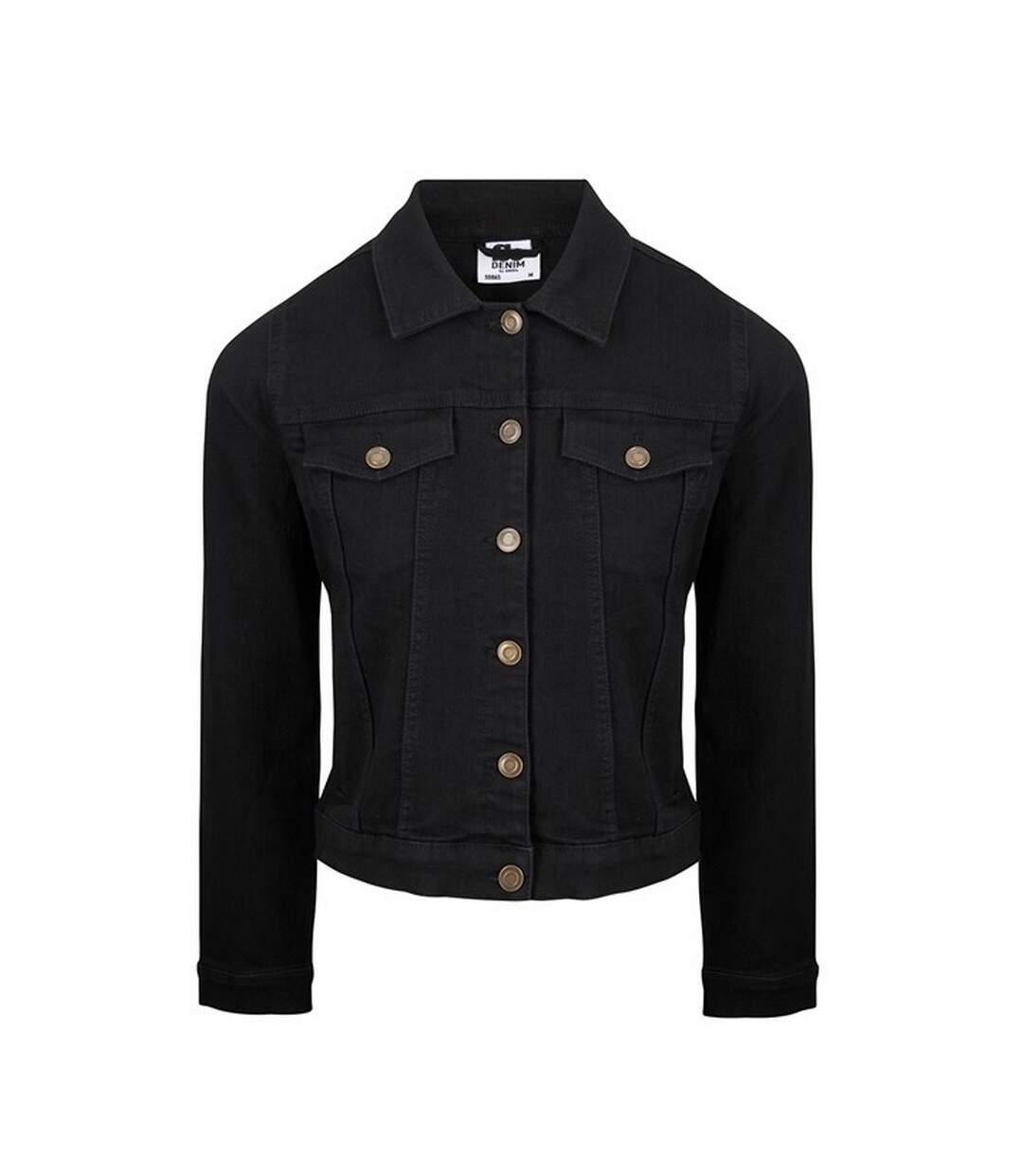 Veste en jean olivia femme noir Awdis