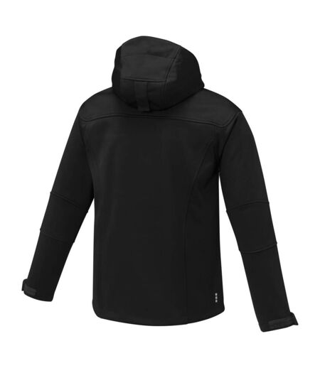 Mens Match Soft Shell Jacket Solid Black Elevate