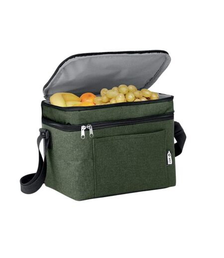 Icecube rpet cooler bag 25cm x 30cm x 20cm dark green MidOcean