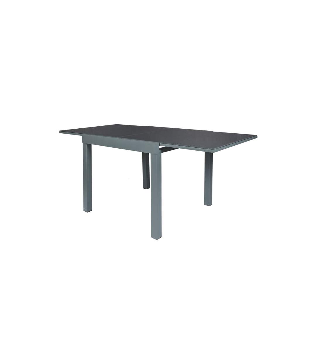 Table de Jardin Extensible Haria 80-160cm Gris-3