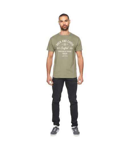 T-shirt kacper homme vert kaki Duck and Cover