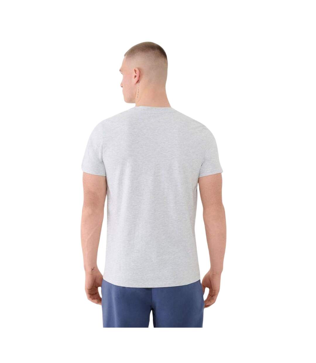 T-shirt Motif/style Uni Homme Gris 4F-3