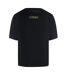 T-shirt Motif/style Logo Homme Noir Diesel-1