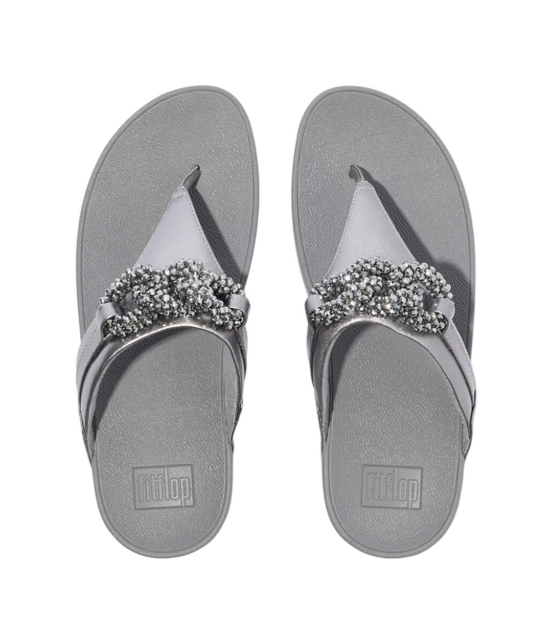 Sandales Motif/style Perlé Lulu Femme Gris FitFlop-2