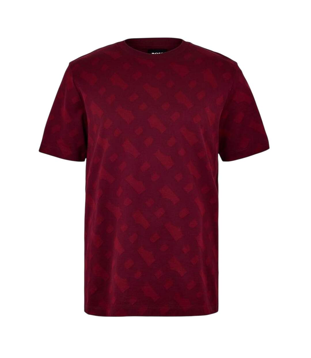 T-shirt Motif/style Monogramme Homme Rouge Foncé Boss-1