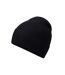 Beechfield Unisex Adult Natural Cotton Fine Knit Beanie (Black) - UTPC5544