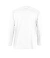 SOLS Mens Monarch Long Sleeve T-Shirt (White)