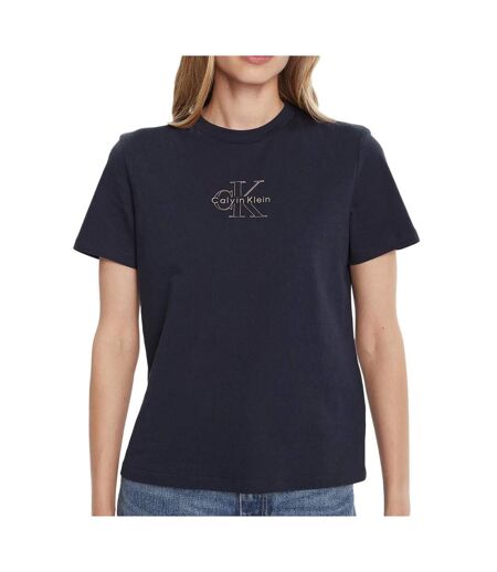T-Shirt marine femme calvin klein jeans classic