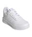 Boys Tensaur 3 Leather Trainers White Adidas-3