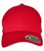 Casquette Ajustable Motif/style Courbé Rouge Flexfit-1