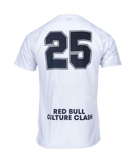 Mens Culture Clash Red Bull Jersey White Nimbus Cloud Umbro