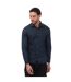 Mens Crotone Herringbone Long-sleeved Shirt Navy Ted Baker-1