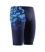 Mens Placement Splash Endurance+ Jammer Shorts Navy Blue Speedo-3