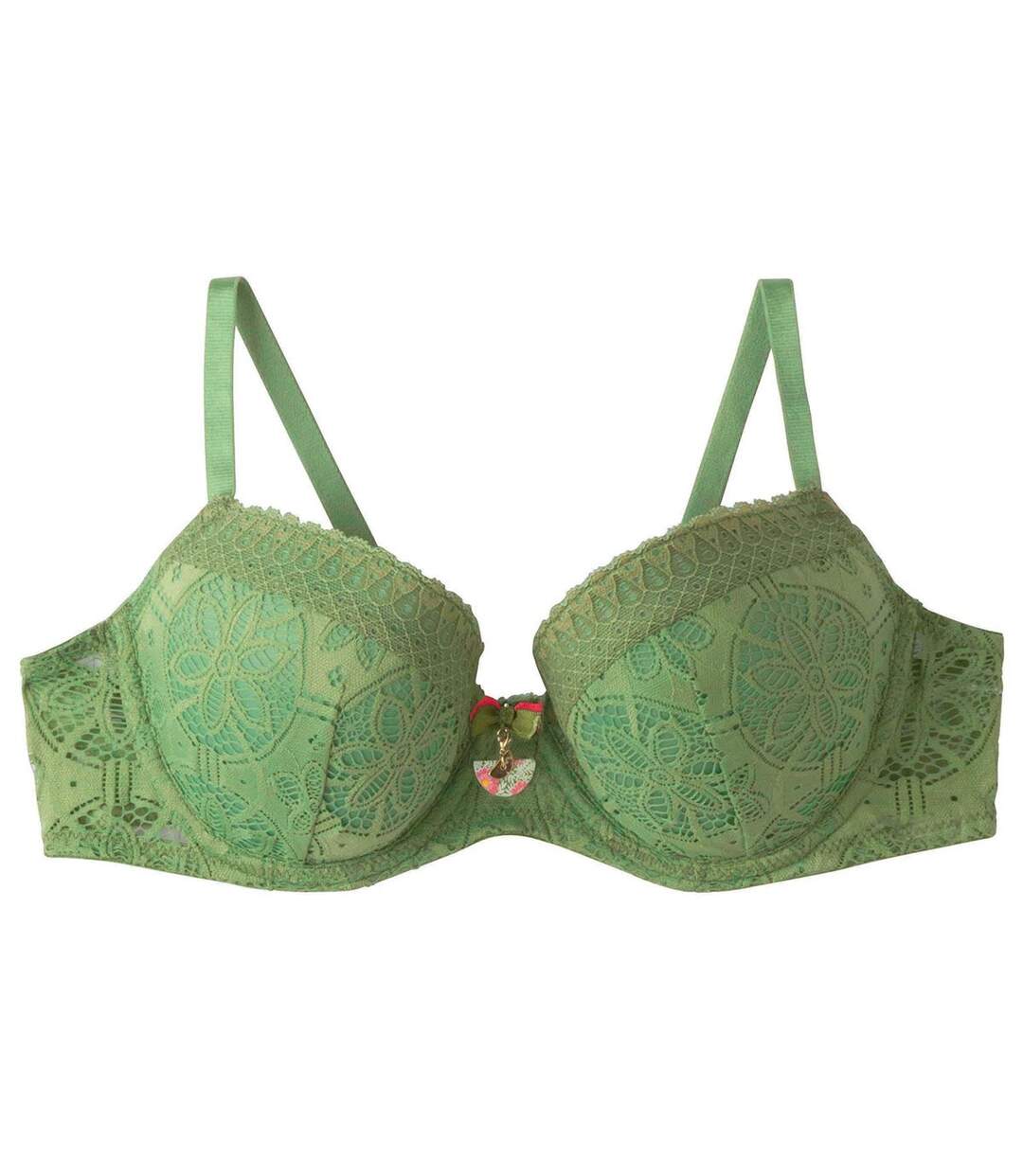 Soutien-gorge ampliforme coque moulée vert Echo-1