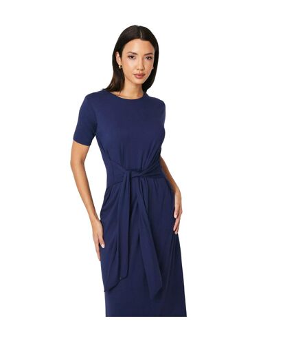 Robe t-shirt femme bleu marine Principles