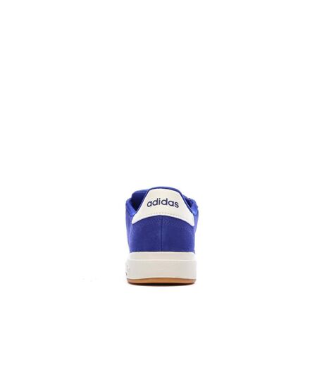 Baskets bleu femme adidas grand court
