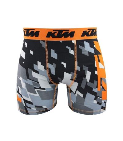 KTM Boxer Homme Microfibre PIX Gris Noir