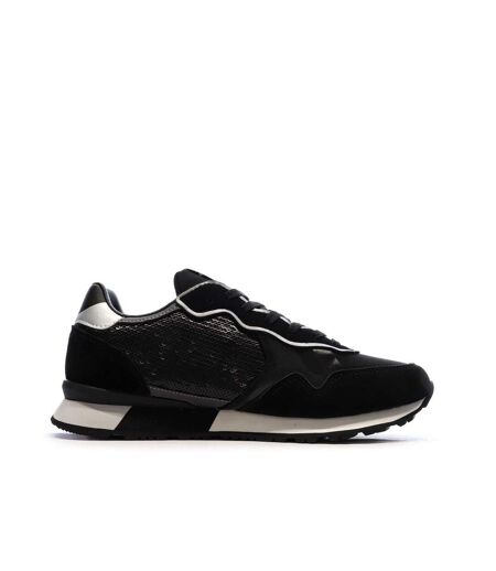 Baskets noires femme pepe jeans brit