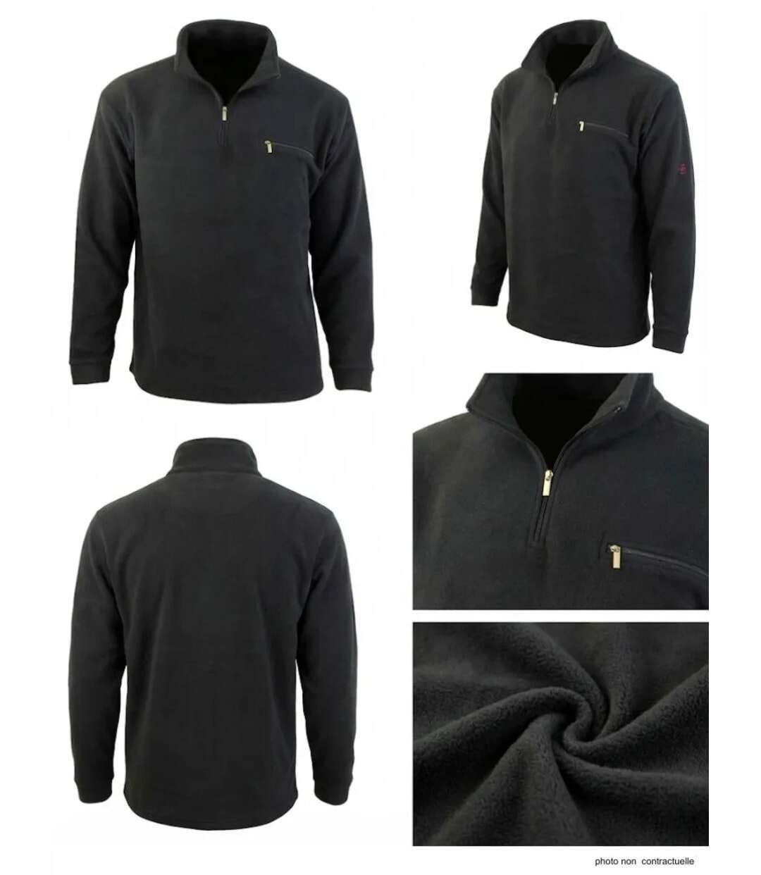 Sweat Polaire Col Zippé Caribou2 Confort & Isolation-3