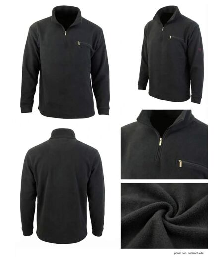 Sweat Polaire Col Zippé Caribou2 Confort & Isolation