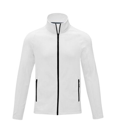 Elevate Essentials Mens Zelus Fleece Jacket (White)