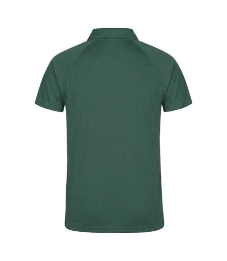Mens Matrix Polo Shirt Green Gray-Nicolls
