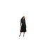 Womens/ladies Lucia Collared Midi Dress Black Finery-1