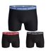 3 Pack Mens Cotton Stretch Boxers Soft Everyday Underwear Shorts-2