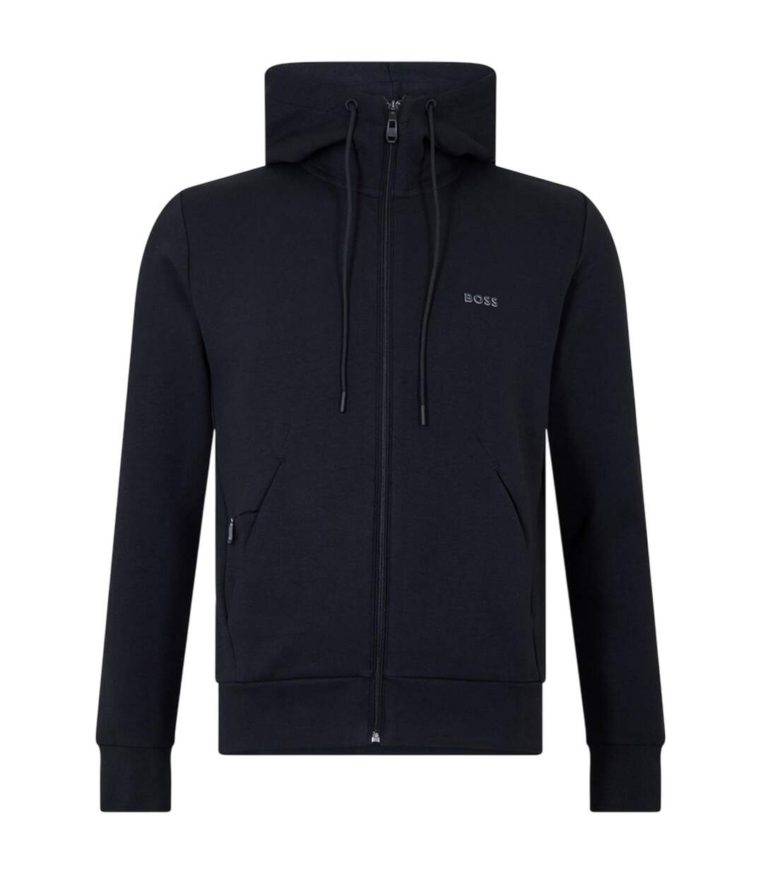 Mens Saggy Sweat Jacket Black Boss-2