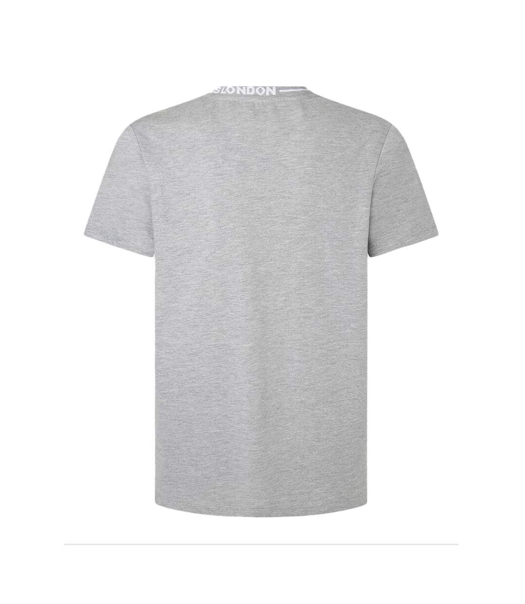 T-shirt gris homme pepe jeans warian pm509117-2